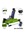 Sealey 1020LEHV 2tonne Low Profile Short Chassis Trolley Jack Hi-Vis Green