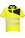 Portwest PW212 Short Sleeve Hi-Vis Cotton Comfort Polo Shirt Yellow/Black