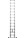 Sealey ATL13 Aluminium 13-Tread Telescopic Ladder EN 131