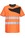 Portwest PW213 Short Sleeve Hi-Vis Cotton Comfort T-Shirt Orange/Black