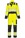 Portwest F507 Flame Resistant Hi-Vis Coverall Yellow/Black