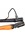 Portwest PA73 USB Rechargeable LED Neck Light Black/Orange