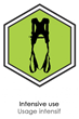 Kratos Safety FA1021400 Revolta Full Body Harness with Work Positioning Belt