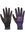 Portwest A195 Touchscreen PU Coated Grip Glove Purple/Black (10pk)