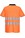 Portwest PW212 Short Sleeve Hi-Vis Cotton Comfort Polo Shirt Orange/Black