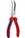KNIPEX 2622200T Snipe Nose Side Cutting Pliers with Tether Attachment Point
