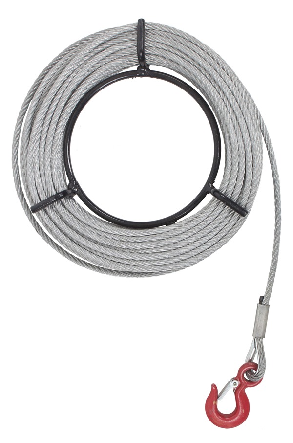800kg Wire Rope pulling Winch C/W 20mtr Rope Recovery Device Pulling Hoist 