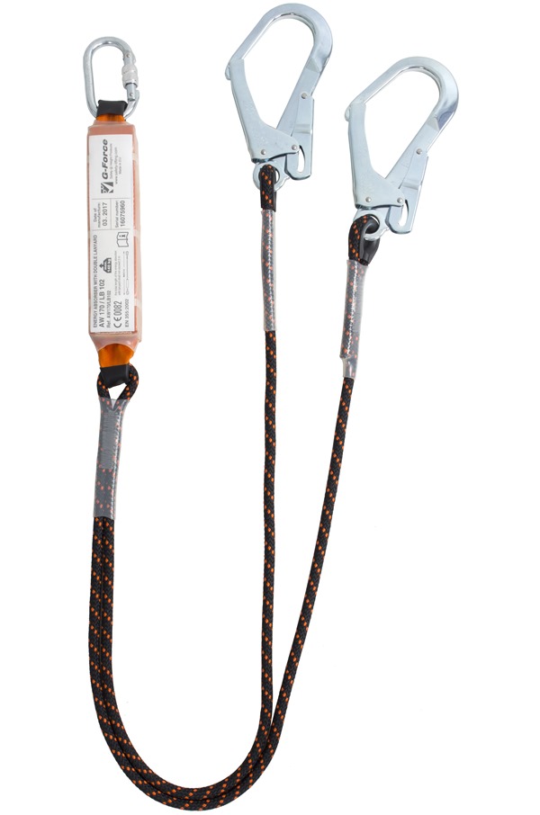 y-absorber lanyard 1.75m Y Lanyard Scaffold Hooks Absorbing c/w 140kg Shock y-absorber lanyard 1.75m Y Lanyard Scaffold Hooks Absorbing c/w 140kg Shock