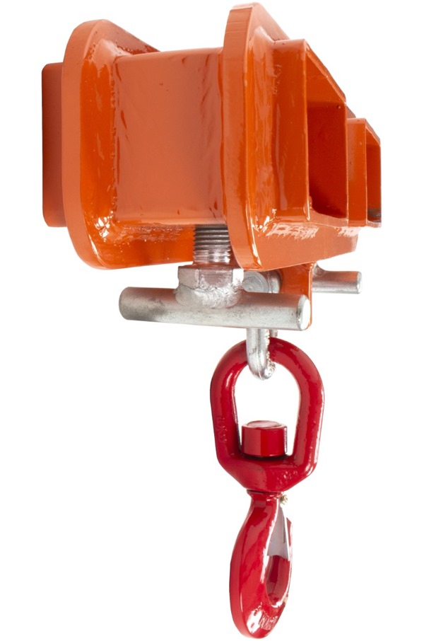 Fork Truck Swivel Hook Attachment 1tonne FTHDK10 SafetyLiftinGear