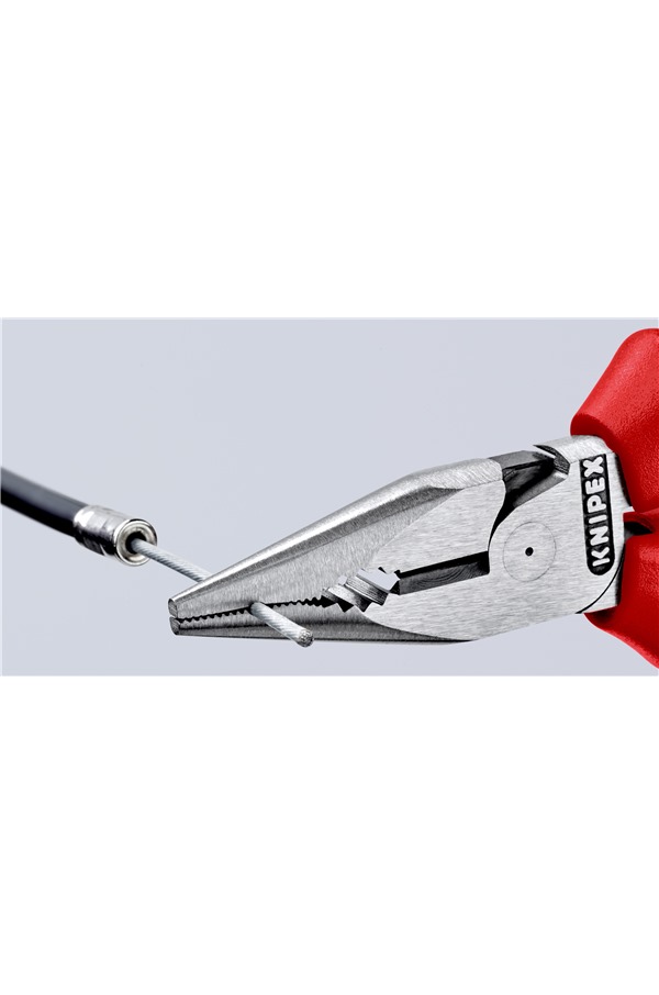 KNIPEX 0822145T NeedleNose Combination Pliers with Tether Attachment