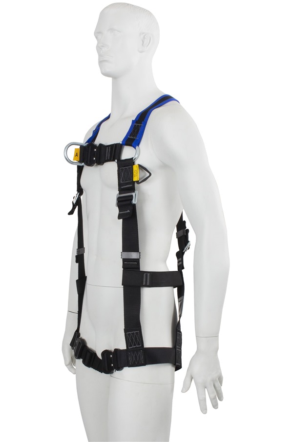 Small SafetyLiftinGear G-Force 2 Point Full Body Height Safety Fall Arrest Restraint Harness with Quick Release Buckles
