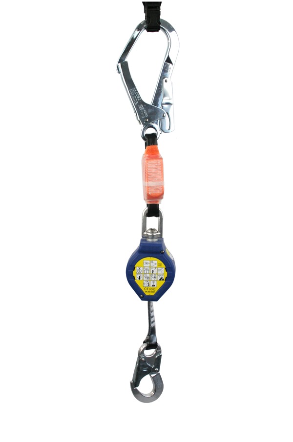 Retractable Fall Arrester with Scaffold Hook (2.4mtrs, Max Load 140 KG