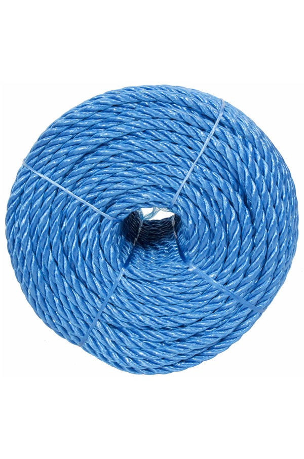 Blue Polypropylene Poly Rope 10mm 220mtr Coil Sailing Agriculture Camping