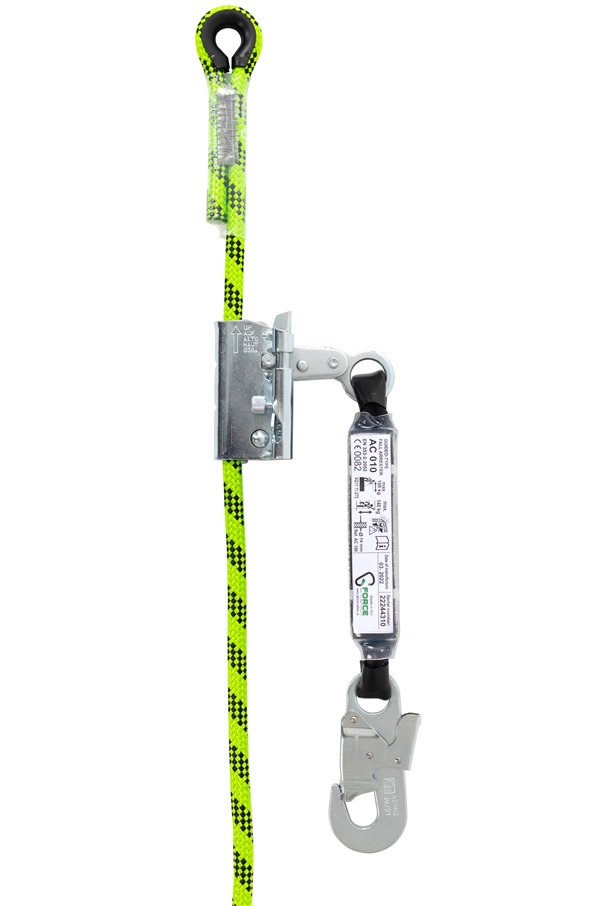 14mm Vertical Safety line with guided fall arrester (GFAC010-100 ...