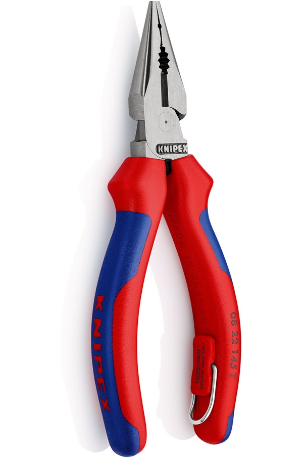 KNIPEX 0822145T NeedleNose Combination Pliers with Tether Attachment
