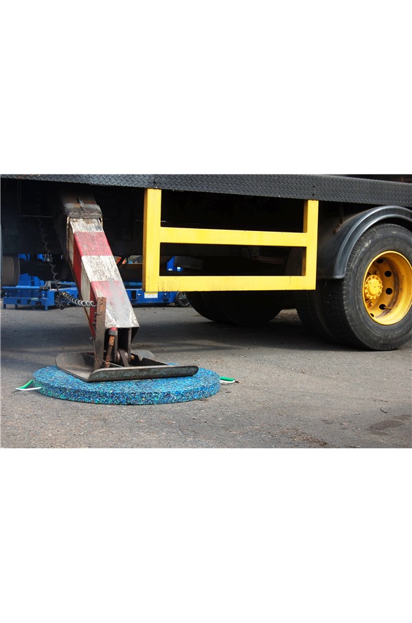 650x50mm Premium Round Outrigger Pad IP57715 SafetyLiftinGear