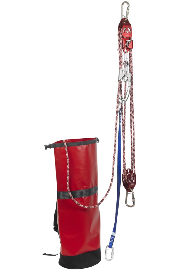 IKAR IKGBPCL20 20mtr Prerigged Rescue Pulley System with 1way Locking Cam IKARIKGBPCL20