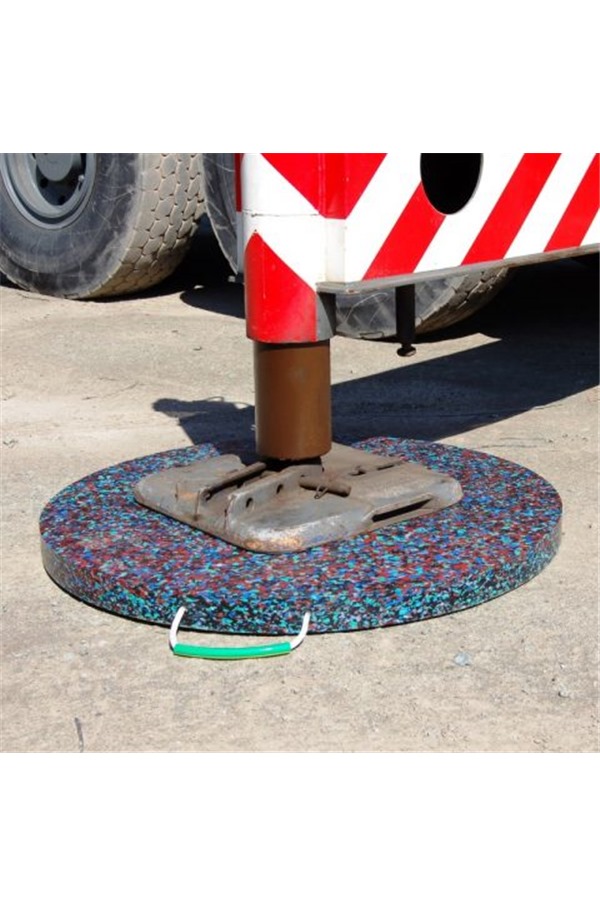 900x40mm Premium Round Outrigger Pad IP58696 SafetyLiftinGear