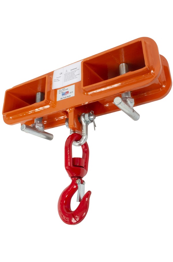 Fork Truck Swivel Hook Attachment 1tonne (FTHDK10) SafetyLiftinGear
