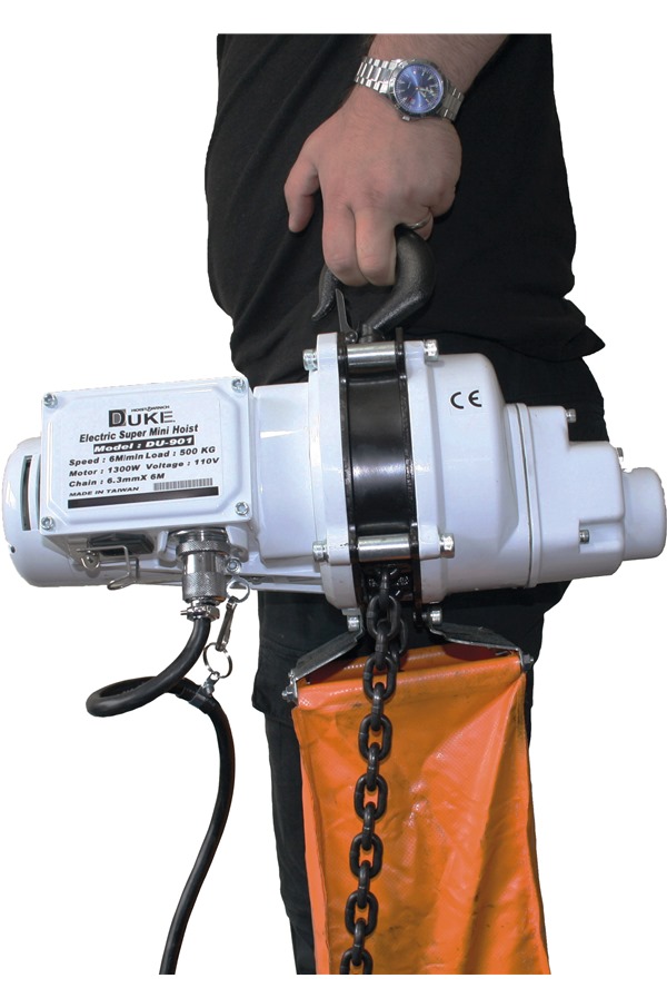 500kg Electric Hoist, 110 Volt DUKEDU901110V 500KG SafetyLiftinGear