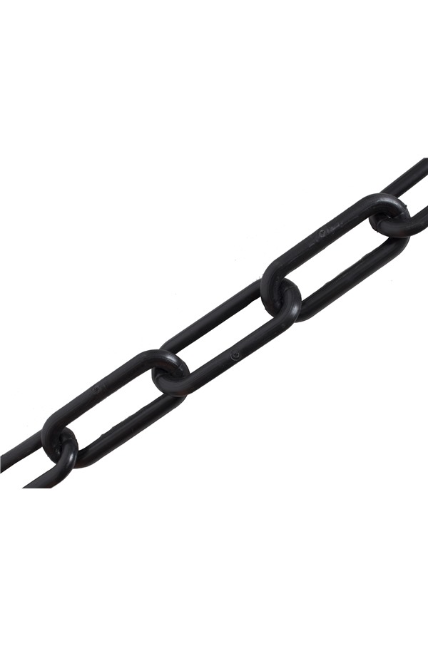 10mm BLACK Plastic Link Chain PC10B SafetyLiftinGear