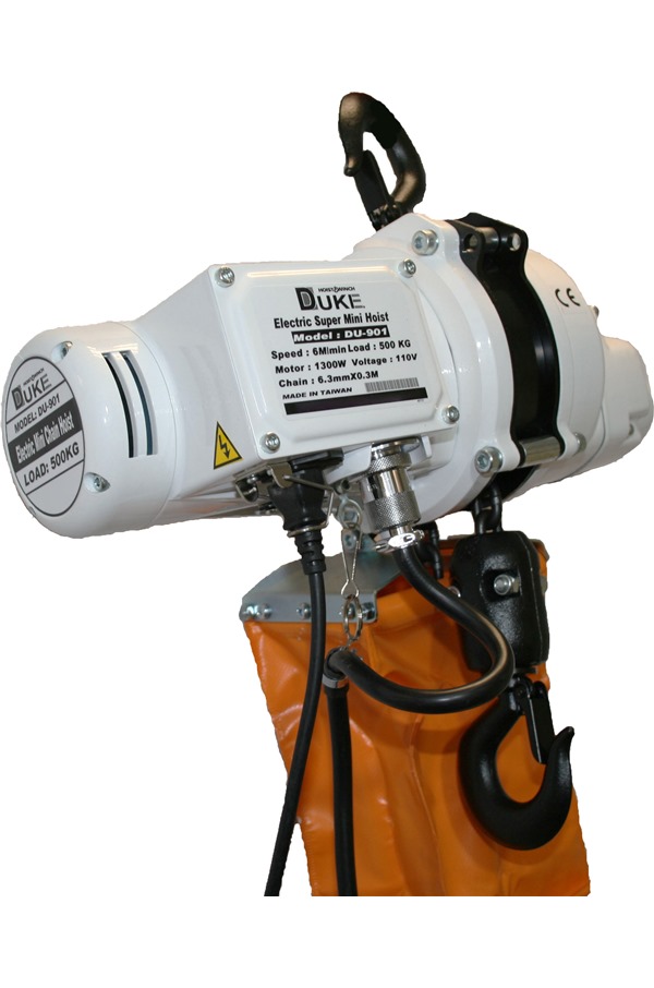 500kg Electric Hoist, 110 Volt DUKEDU901110V 500KG SafetyLiftinGear