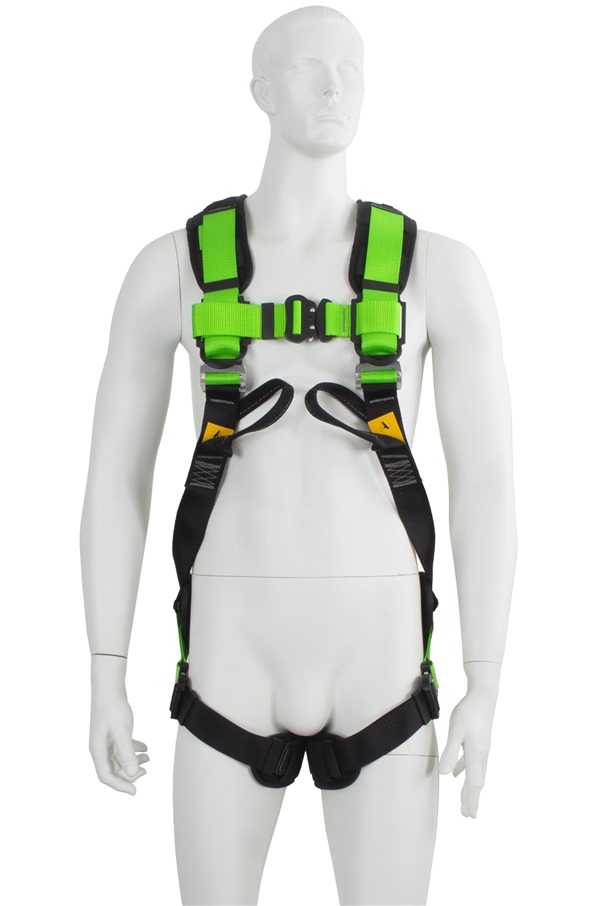 G-Force 2 Point Full Body Height Safety Fall Arrest Restraint Harness with Quick Release Buckles M-XL