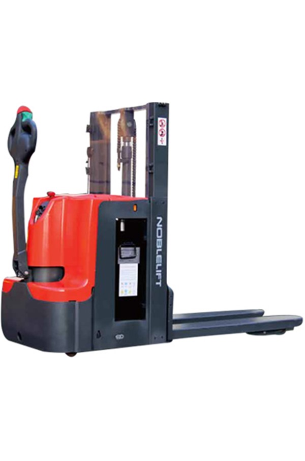 Semi electric stacker truck