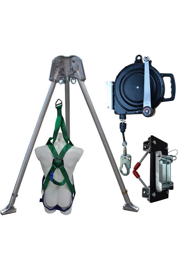 Abtech Safety CST8KIT Confined Space Tripod Kit with 30mtr Fall Arrest