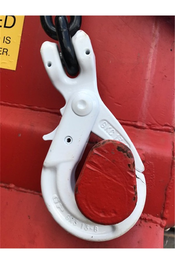 Green Pin Skip Chain Clevis Self Locking Hook GPGKC SafetyLiftinGear