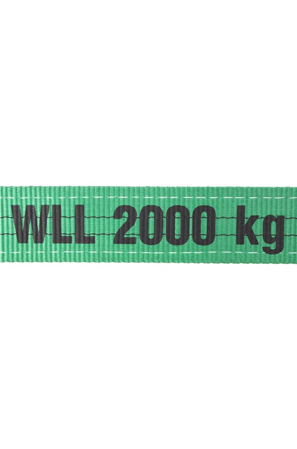 1mtr 2 Tonne Duplex Polyester Webbing Lifting Cargo Sling Strap Strop 1-10mtr EWL Certified BSEN1492-1 2000