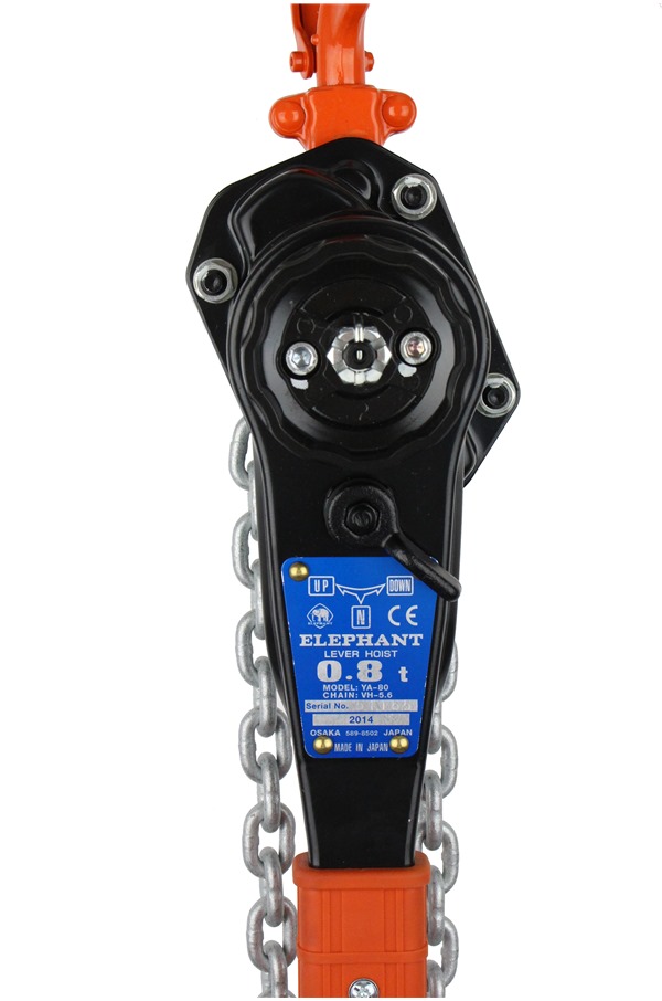 Lever Hoist YA 500kg By Elephant, Japan LHYAELE0.5T SafetyLiftinGear
