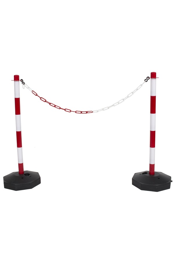 Plastic Chain Post Set (x6) with 15mtrs of Chain | PC-POST-SET-6 ...