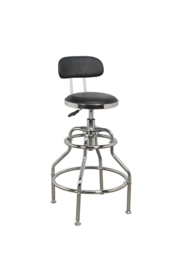 adjustable height Workshop swivel stool 