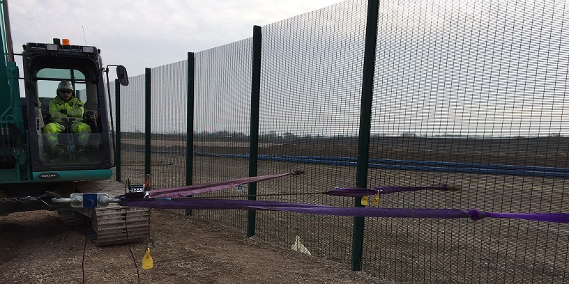 Hinkley Point Fence Test
