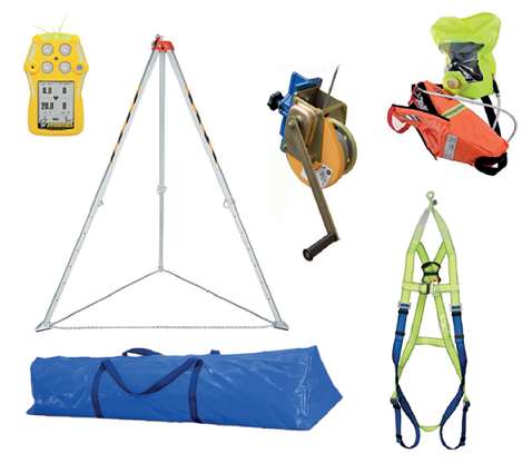 Confined space rescue kit