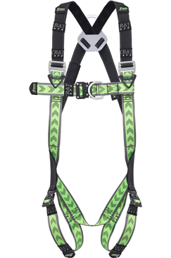 Elasticated scaffold harness
