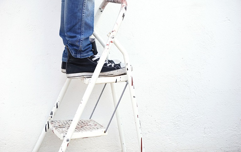 working at height, ladder safety equipment