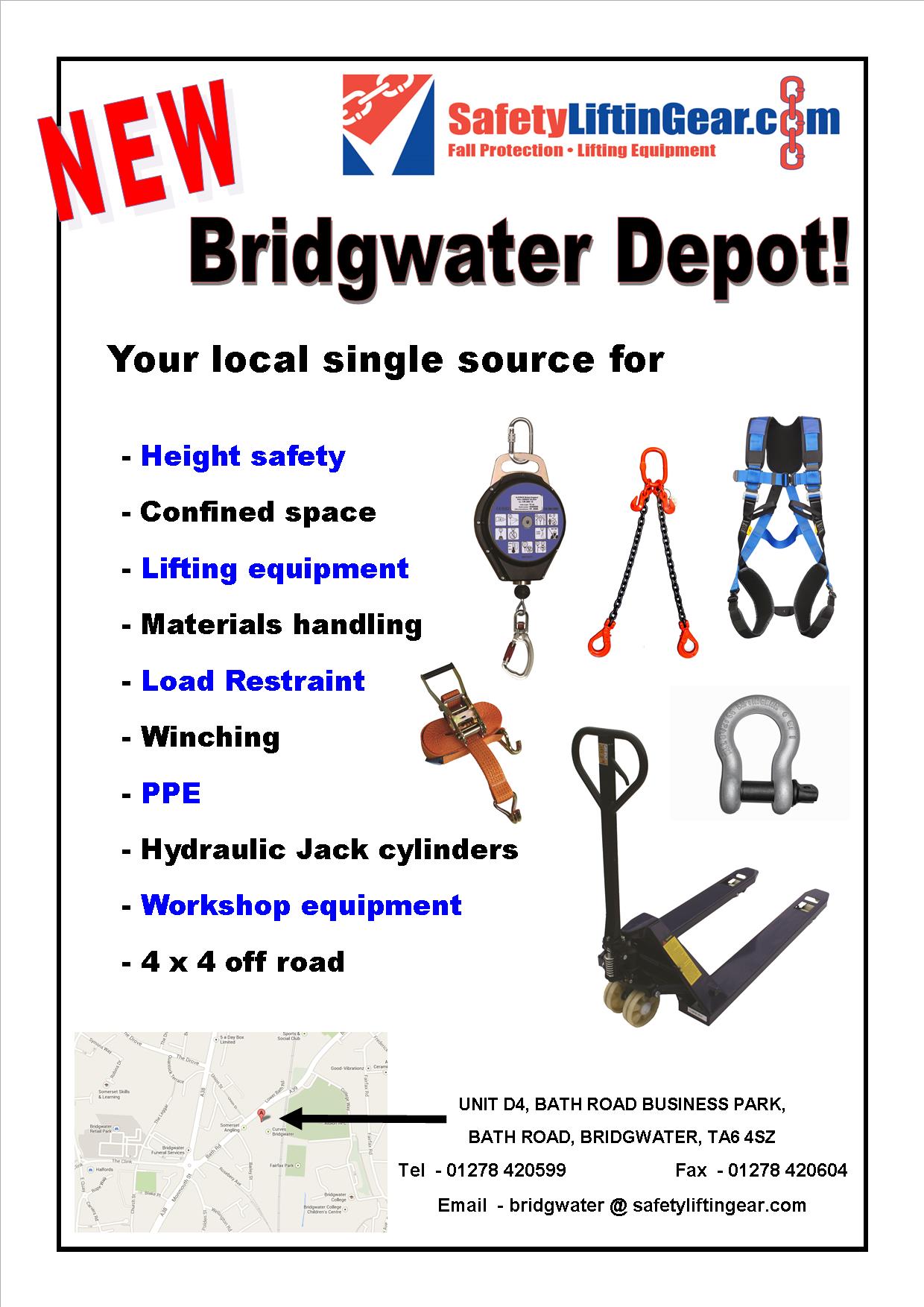 Pop in to our new Bridgwater depot opening 24th March 2014!