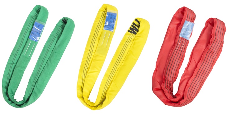 colour coded lifting slings
