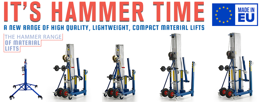 It's Hammer Time! New Range of Hammer Material Lifts Available From SLG