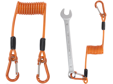 10kg Coiled Cable Tool Safety Lanyard