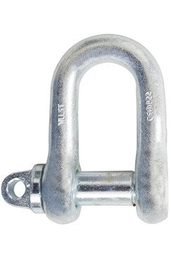 Outbit D-type Shackle Aluminium Magnesium Alloy D-type Shackle Bow U-type Lifting Ring Buckle Connection Fixed 2PCS
